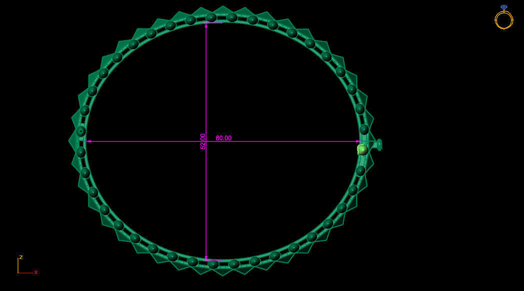 Clash bracelet fussion 3D print model_3