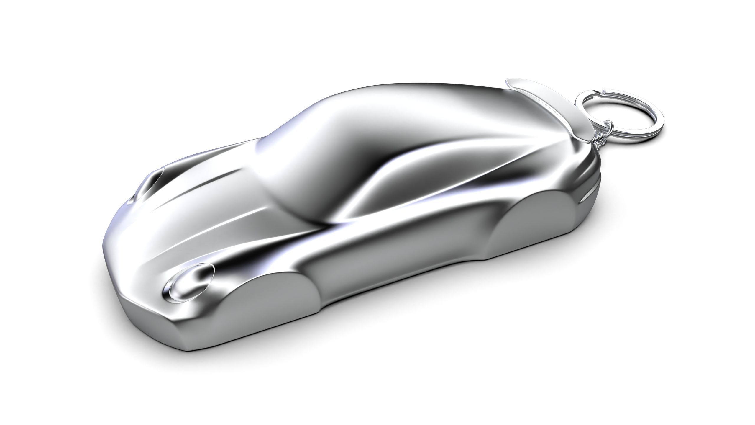 Porsche 911 -992- Turbo Speedform Automotive Sculpture Keychain 3D print model_9