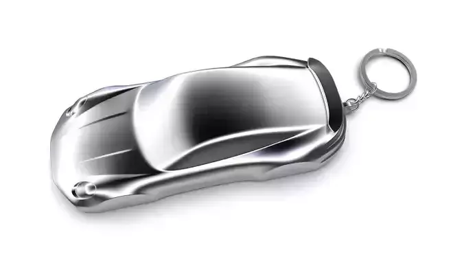 Porsche 911 -992- Turbo Speedform Automotive Sculpture Keychain  3D print model