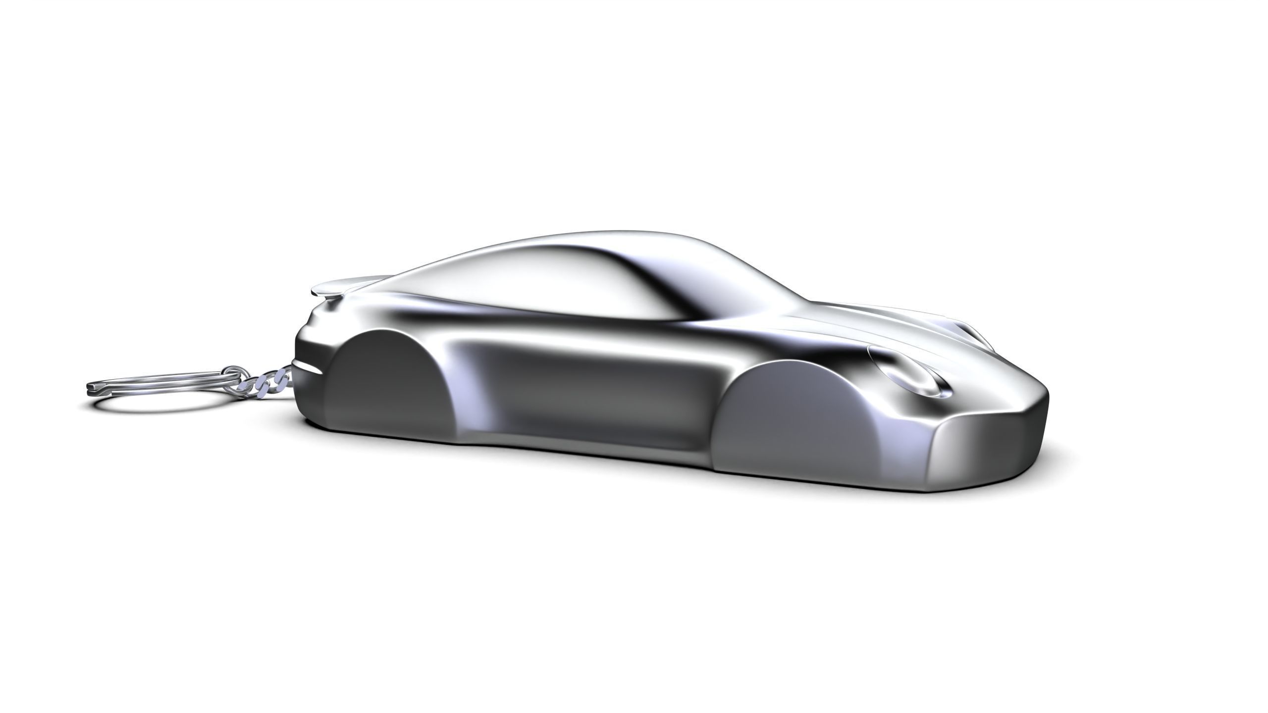 Porsche 911 -992- Turbo Speedform Automotive Sculpture Keychain 3D print model_8