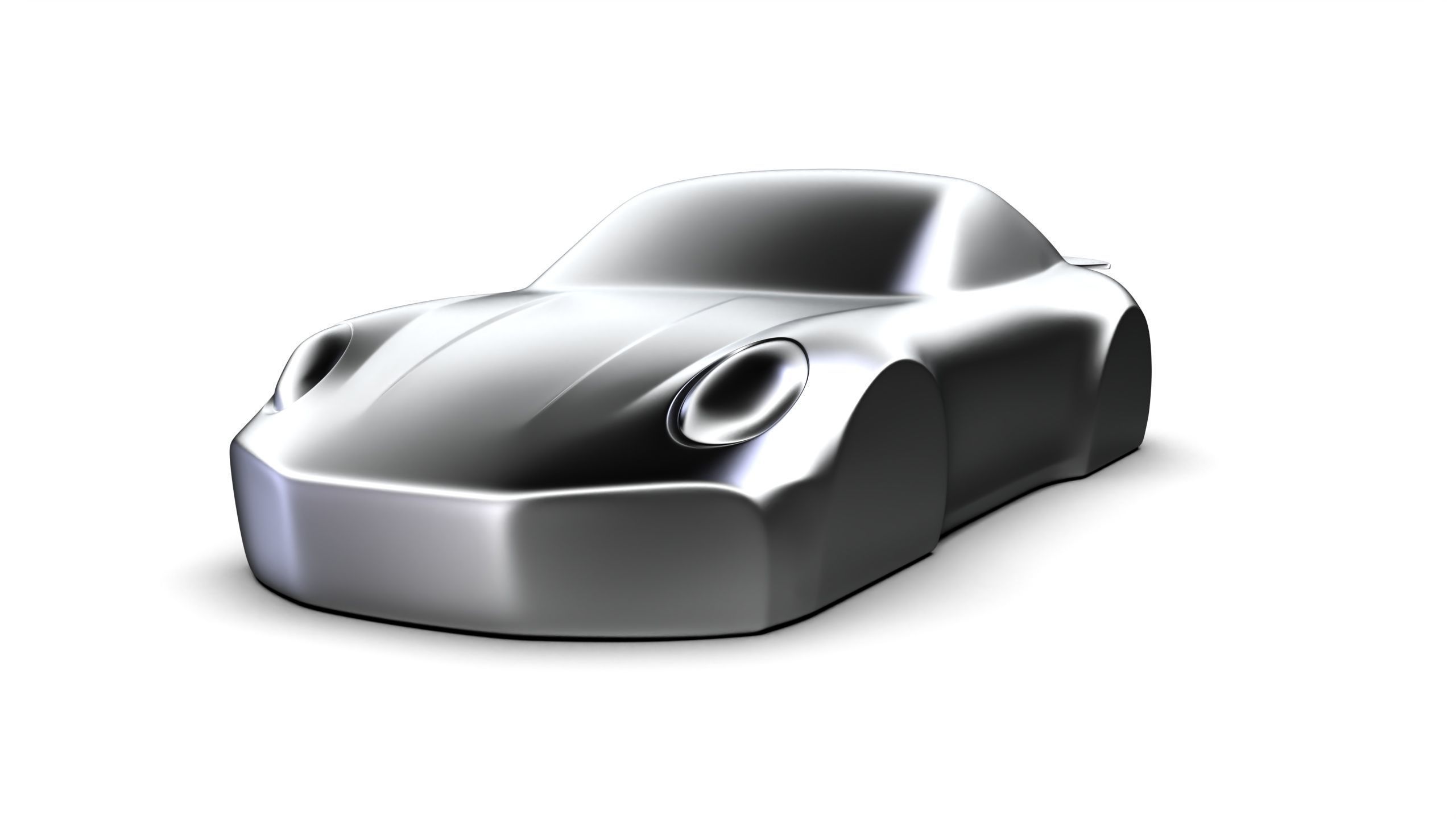 Porsche 911 -992- Turbo Speedform Automotive Sculpture Keychain 3D print model_10