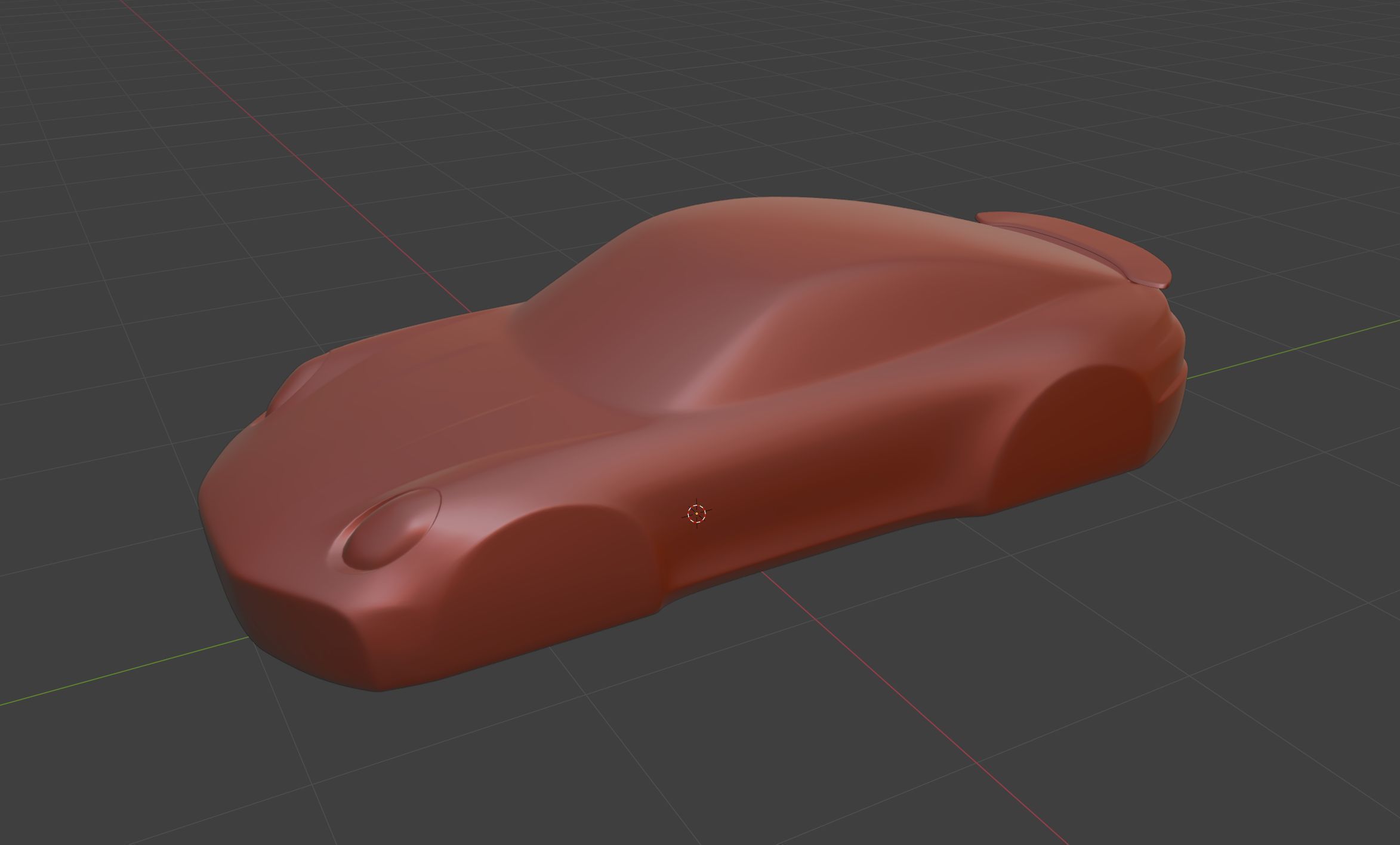 Porsche 911 -992- Turbo Speedform Automotive Sculpture Keychain 3D print model_13