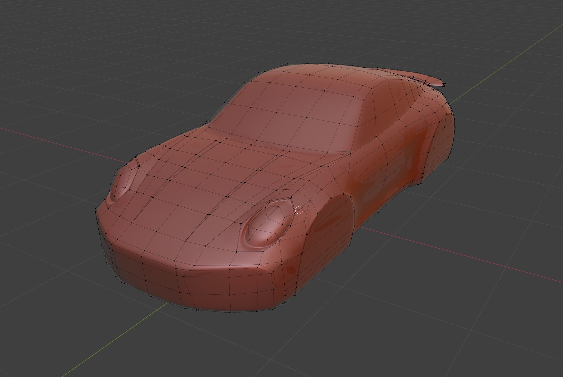 Porsche 911 -992- Turbo Speedform Automotive Sculpture Keychain 3D print model_15