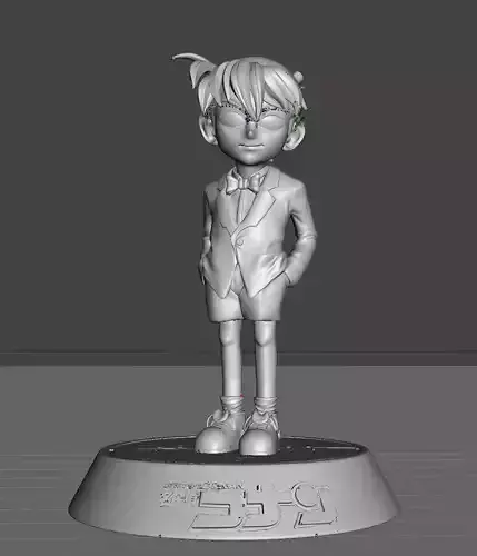 Detective Conan Chibi-Anime Version 3D print model