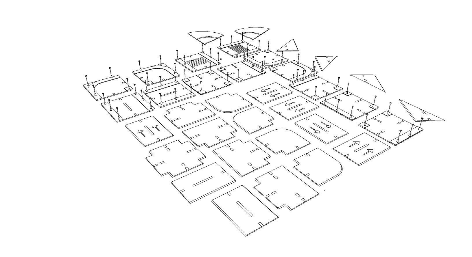 Road Pack - Extended-City Roads 3D model_10
