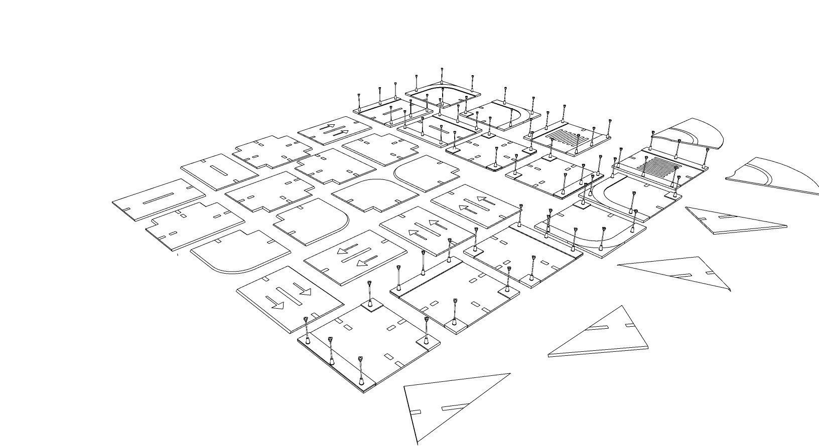Road Pack - Extended-City Roads 3D model_11