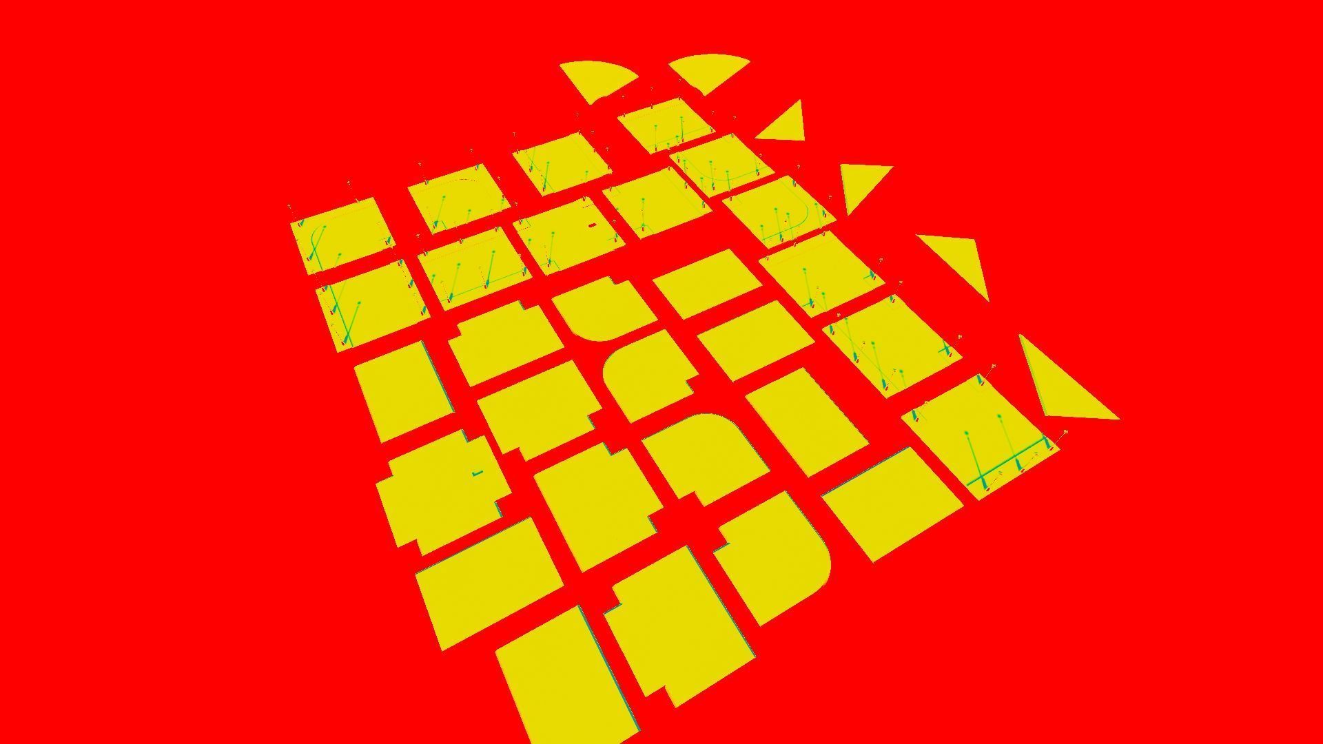 Road Pack - Extended-City Roads 3D model_7