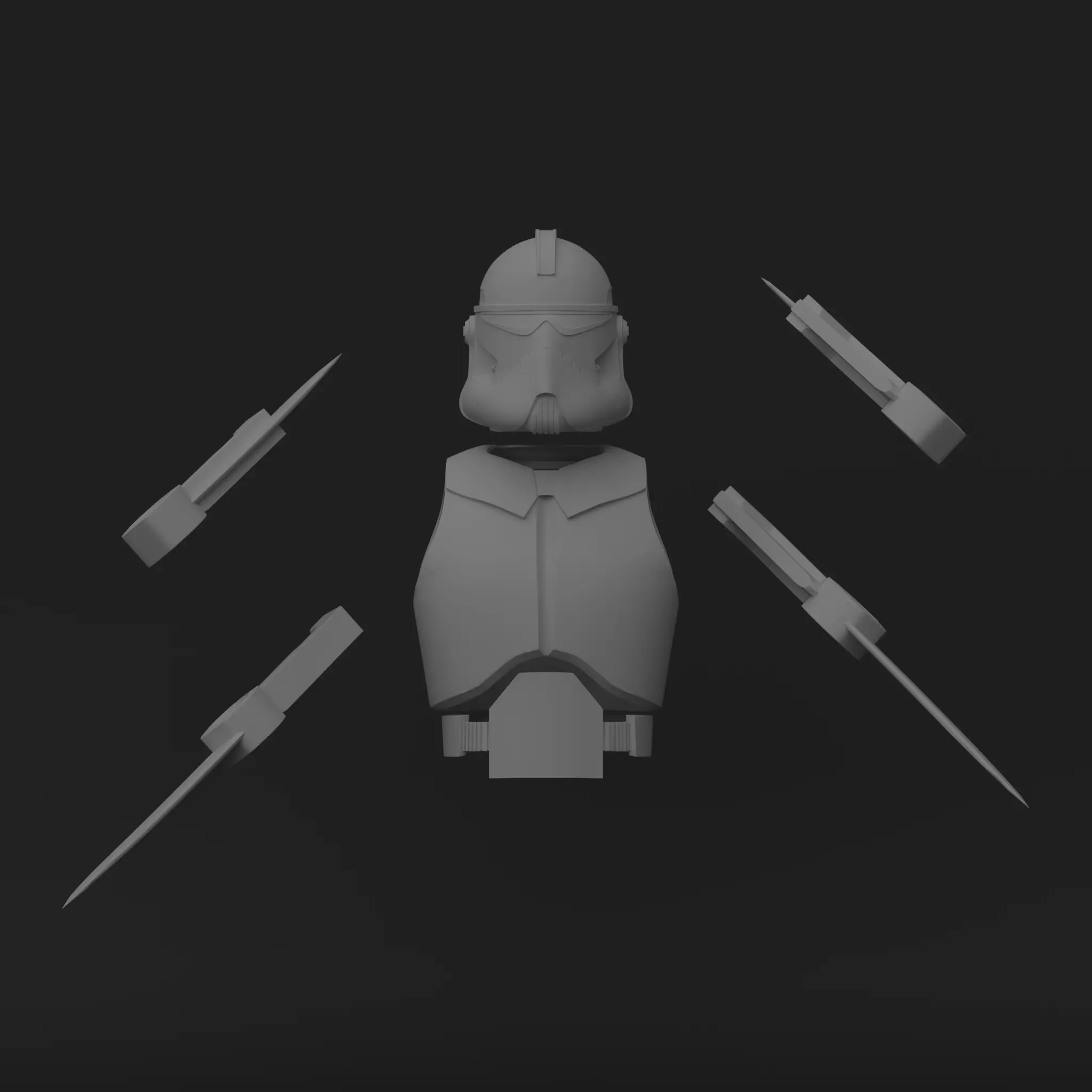 Clone Assassin Kit - One12 - STL files 3D print model 3D print model_0