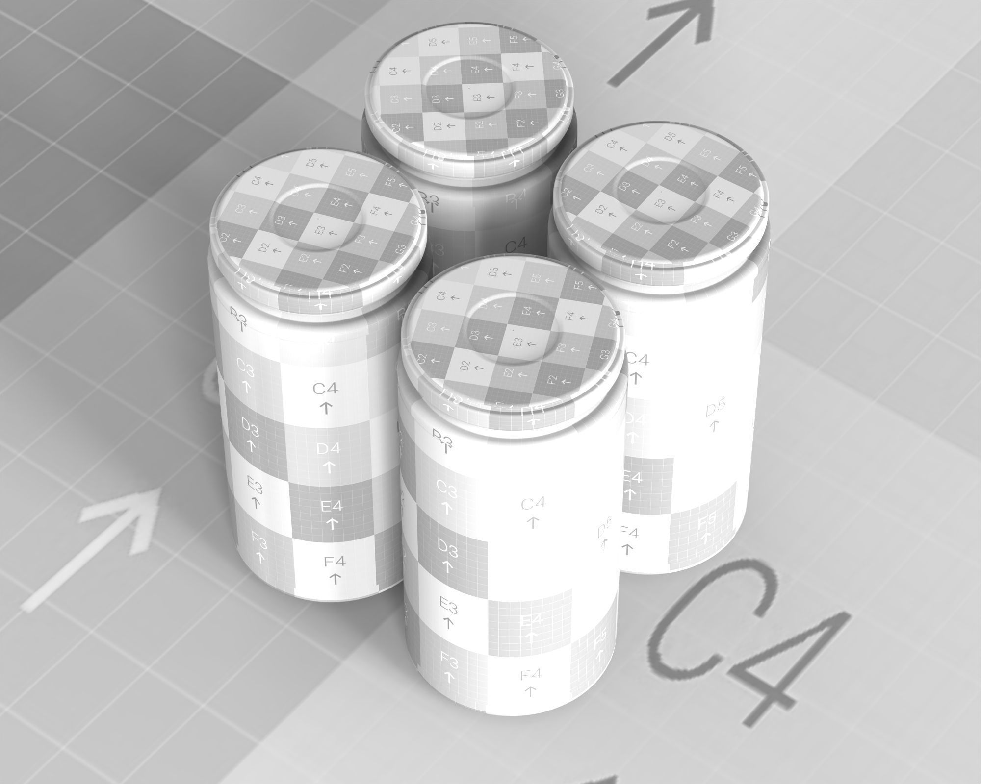 3D Model glass jar for sauce and other products 3D model_4