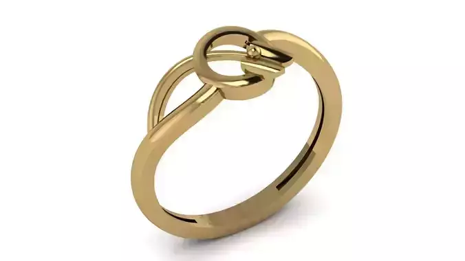 Dainty Leaf Gold Ring