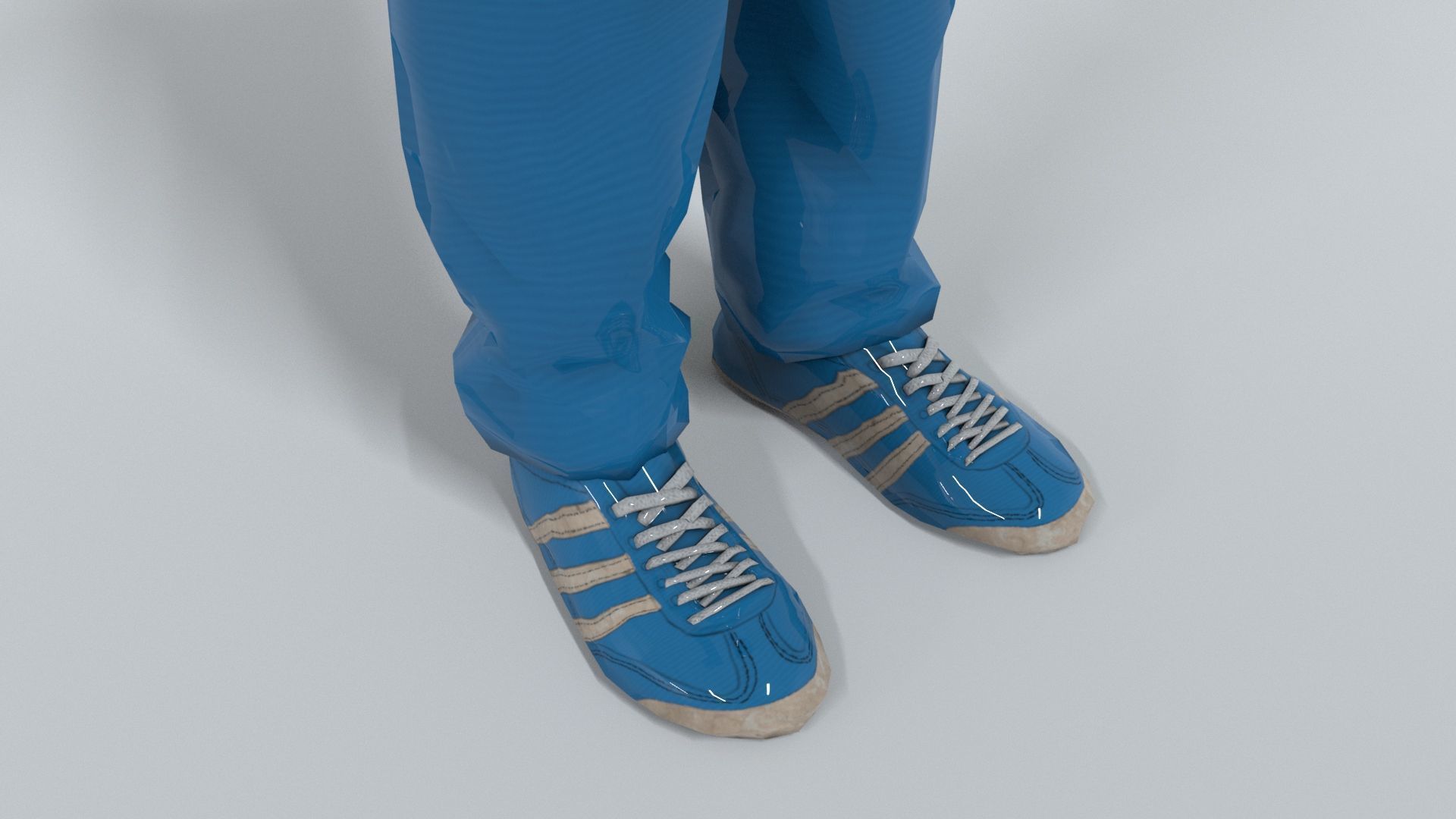 laos Male Hustler Game Character Low-poly 3D model_5