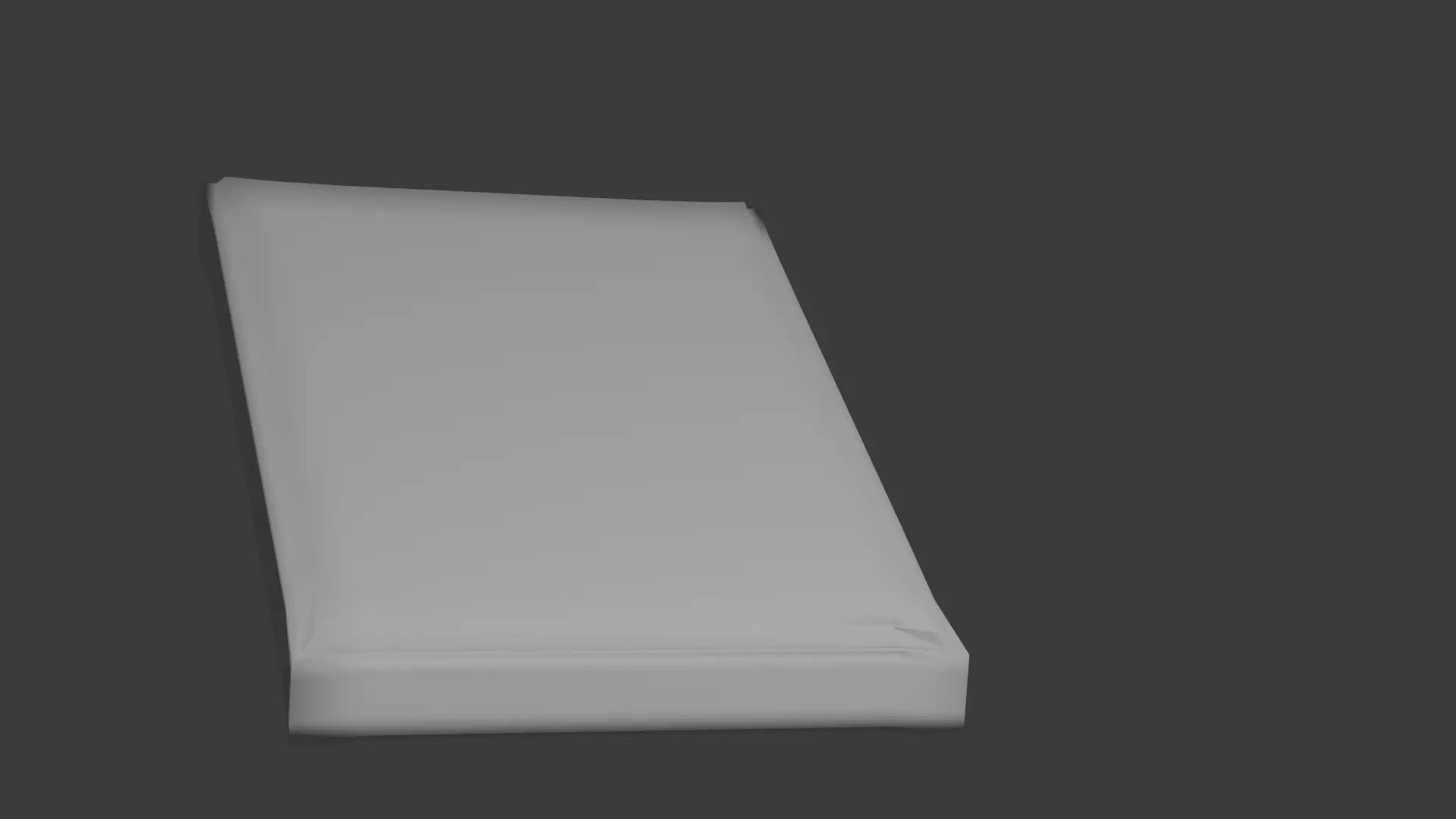 Low Polygon Roof Tile Free 3D model_0