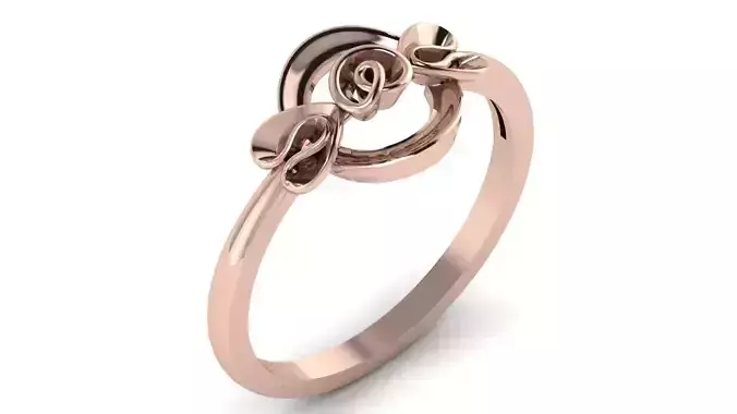 Heart Rose Gold Ring