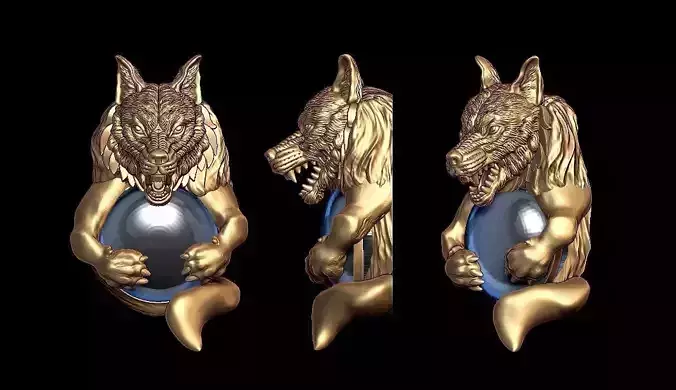 WOLF PENDANT