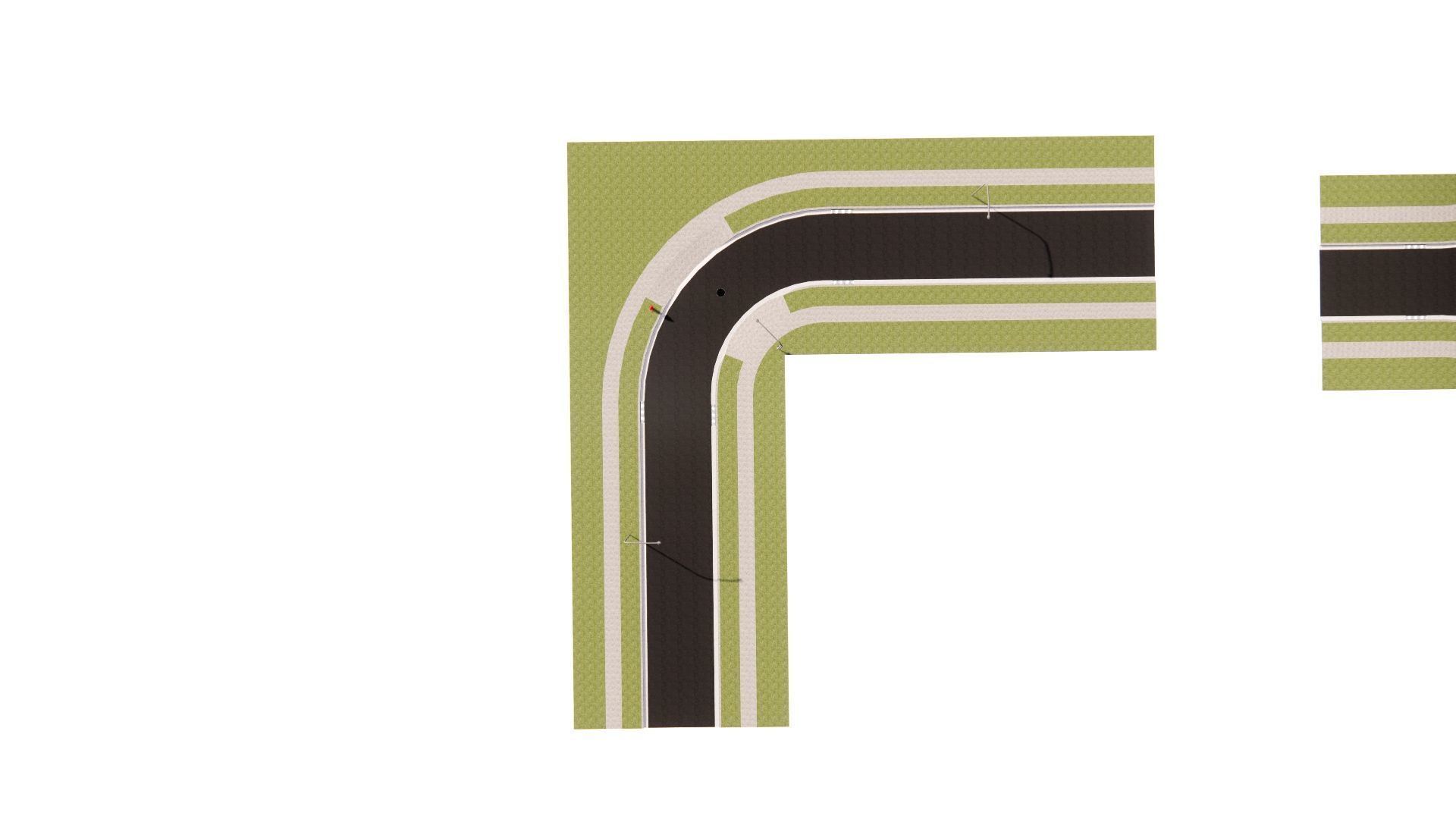 Road Pack - Extended-City Roads 3D model_18