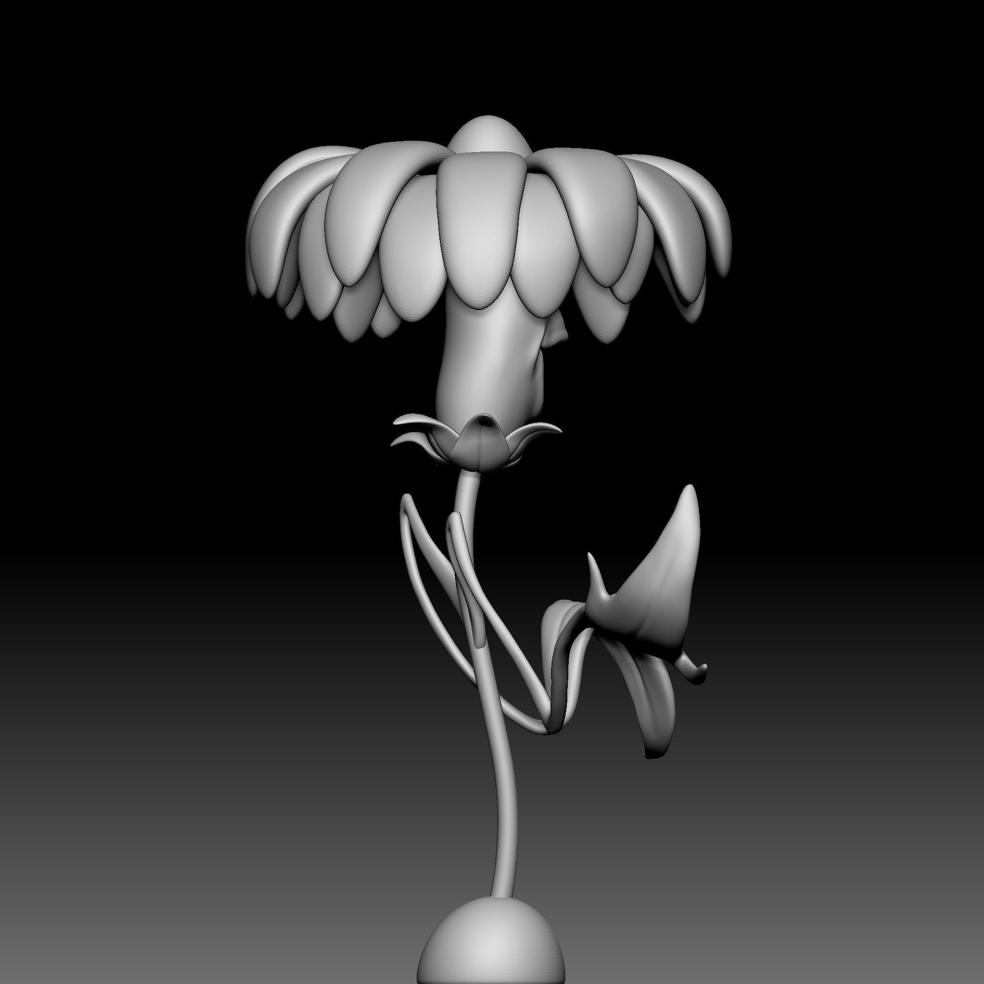 Flower - Alice in Wonderland - 010 3D print model_7
