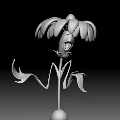 Flower - Alice in Wonderland - 010 3D print model