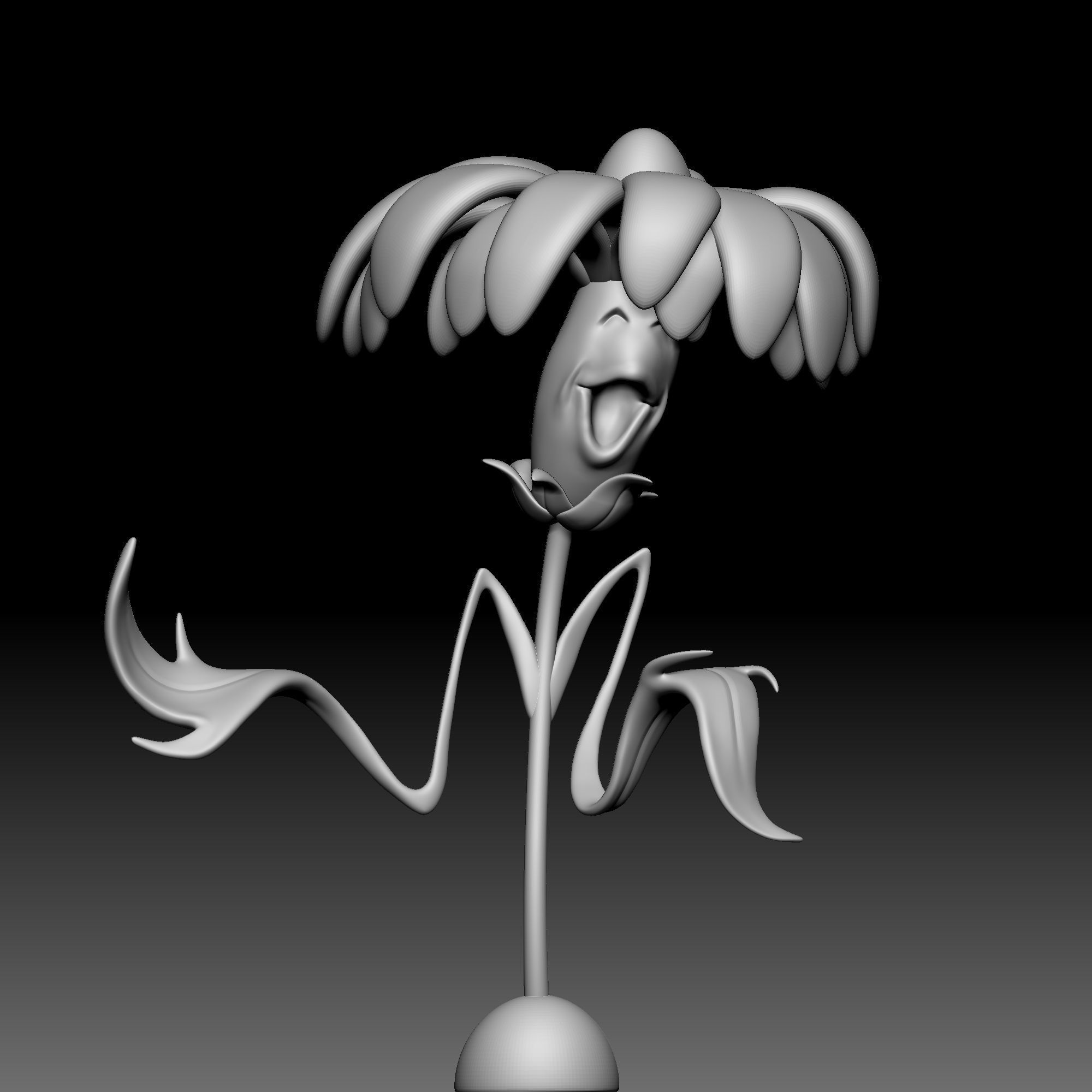 Flower - Alice in Wonderland - 010 3D print model_9
