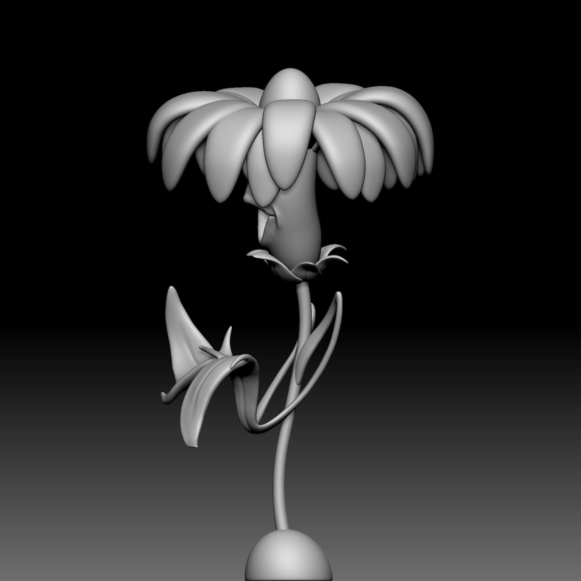 Flower - Alice in Wonderland - 010 3D print model_3