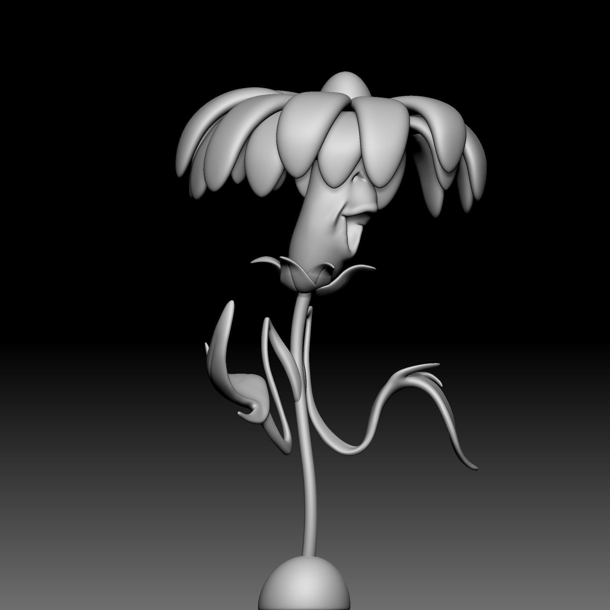 Flower - Alice in Wonderland - 010 3D print model_8