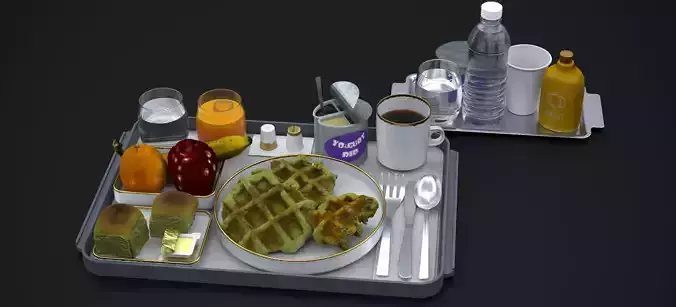 AIRLINES PREMIUM ECONOMY CONTINENTAL BREAKFAST 2024