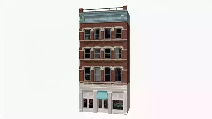 LowPoly FACADE Townhouse