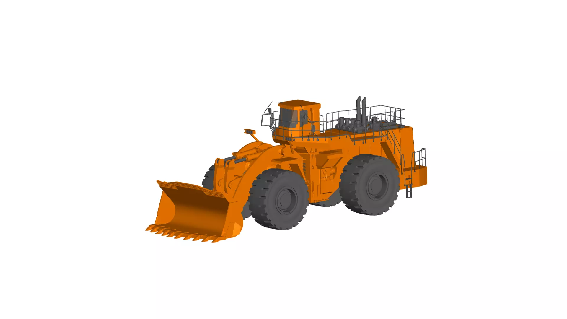 Komatsu WA1200 Loader 3D model