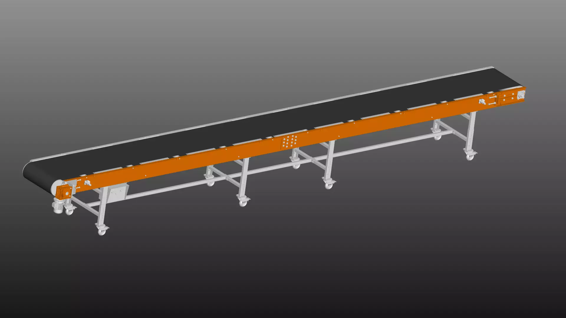 Bag Conveyor Belts 3D model_0