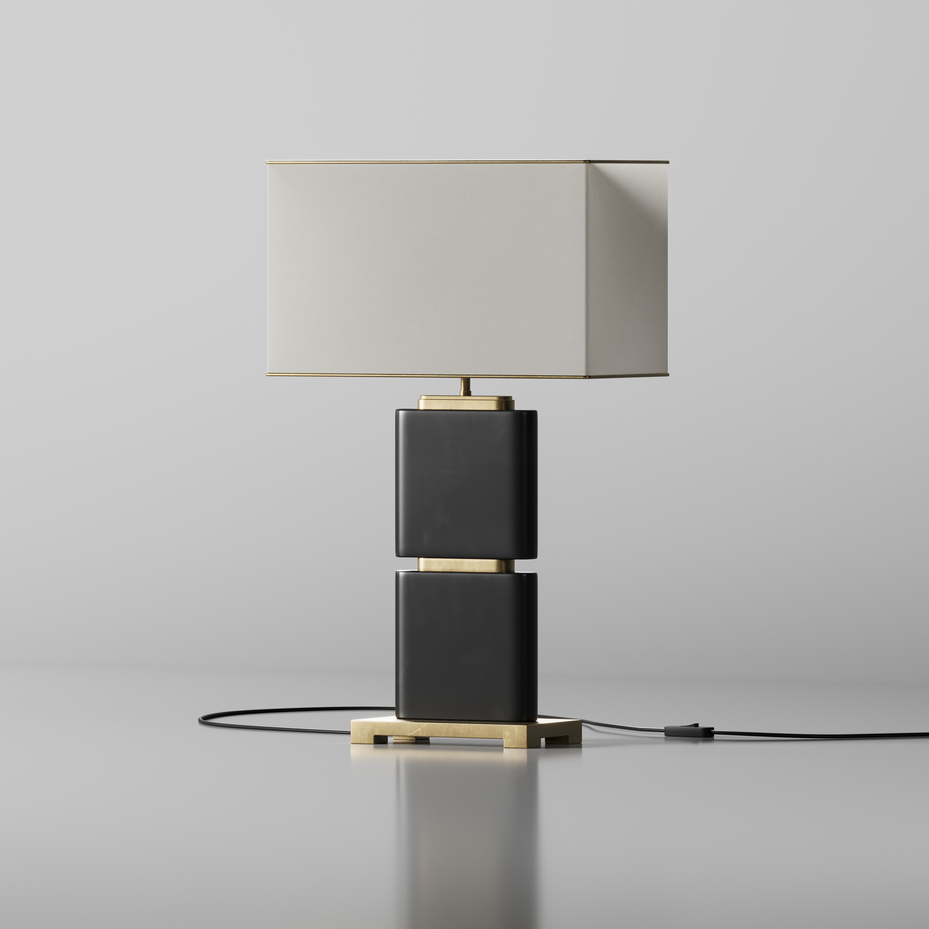 Chinese Marble Table 3D model_3