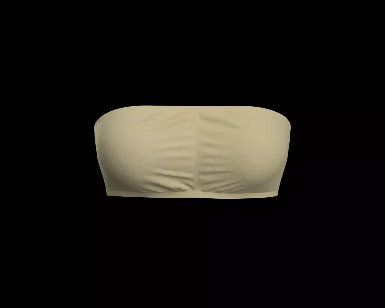Women Character CLO Under Wear Strapless Bra 3D model Free 3D model