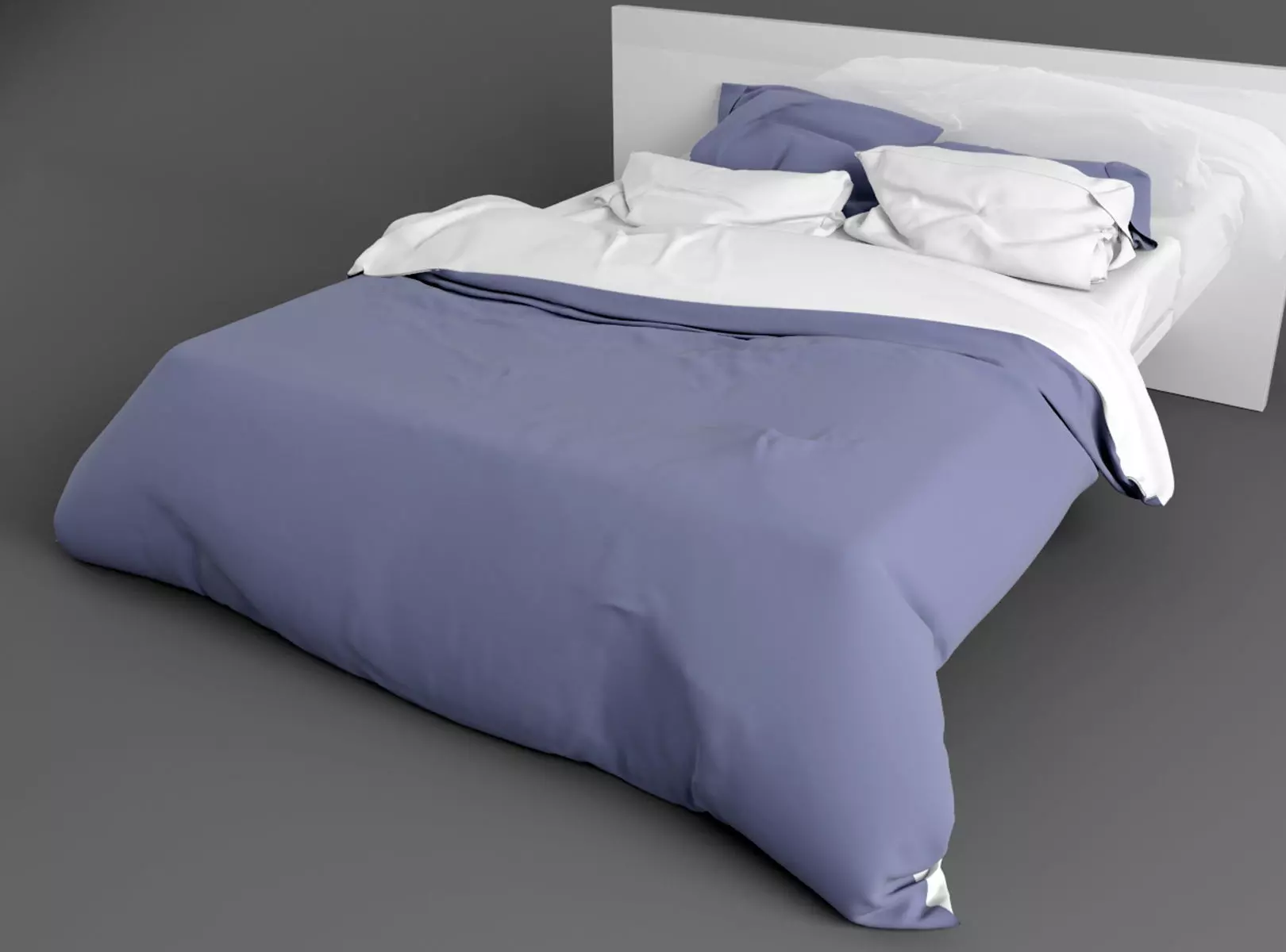 beautiful bed 3D model