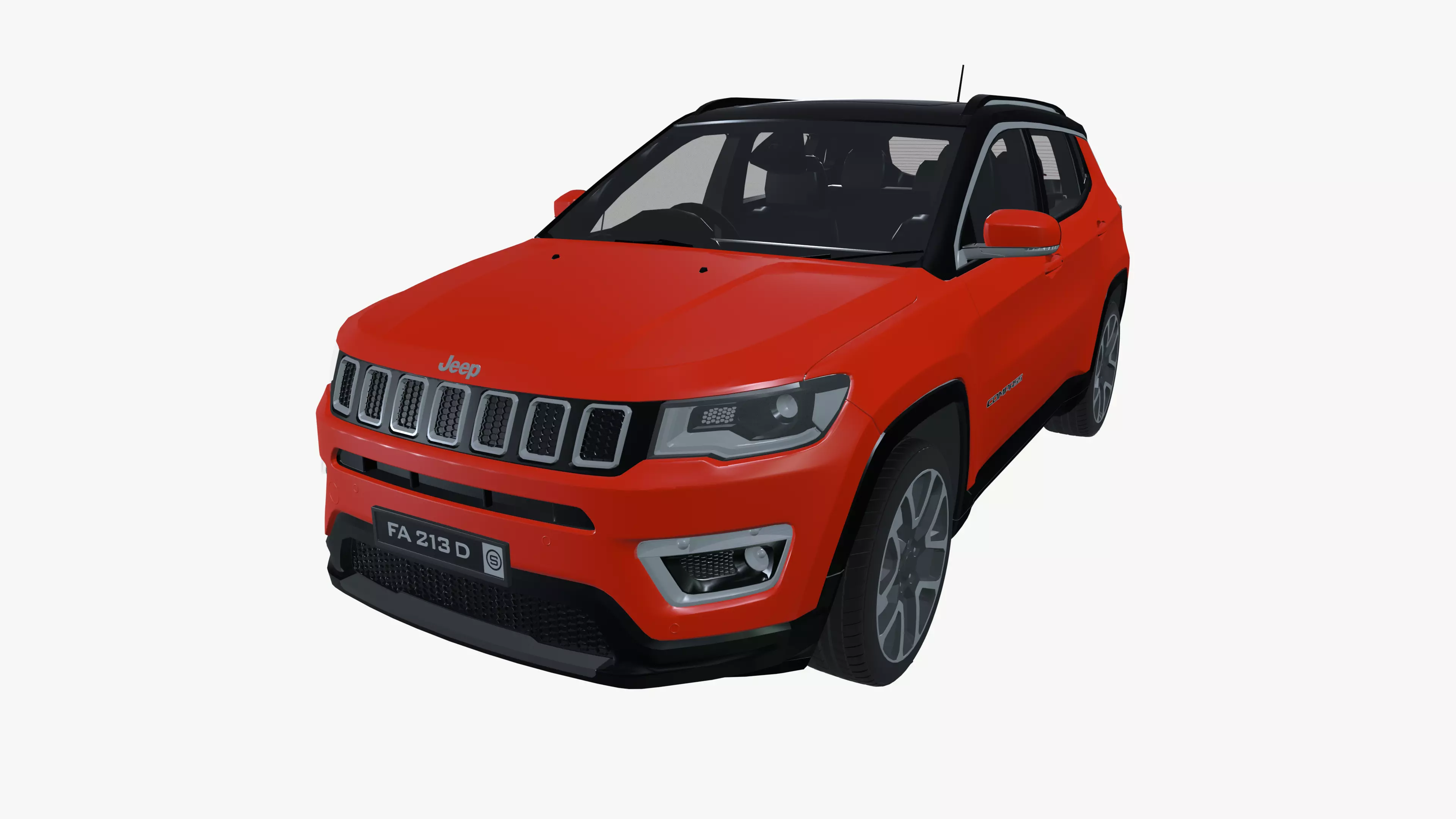 Jeep compass 3D model_0