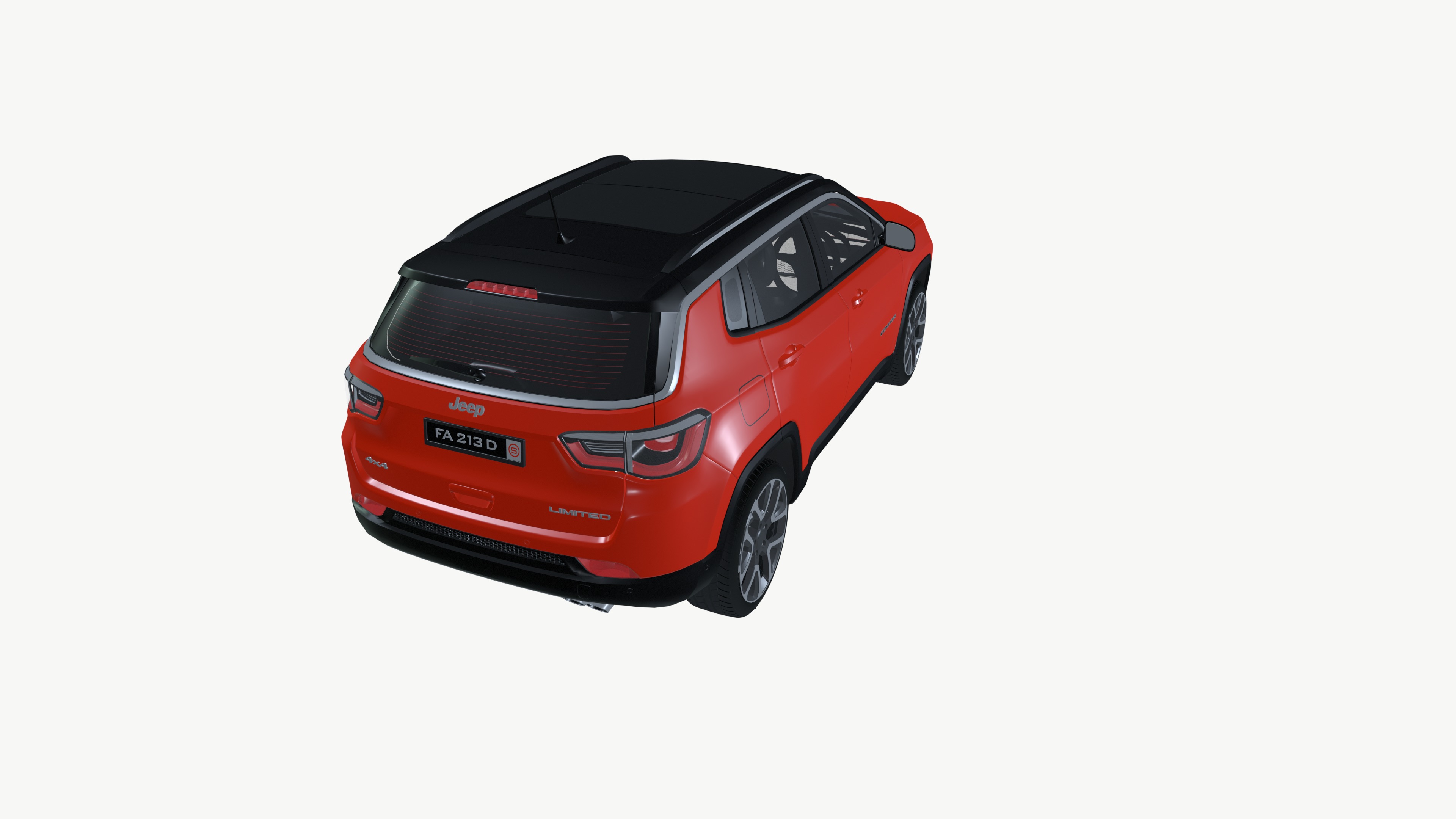 Jeep compass 3D model_3