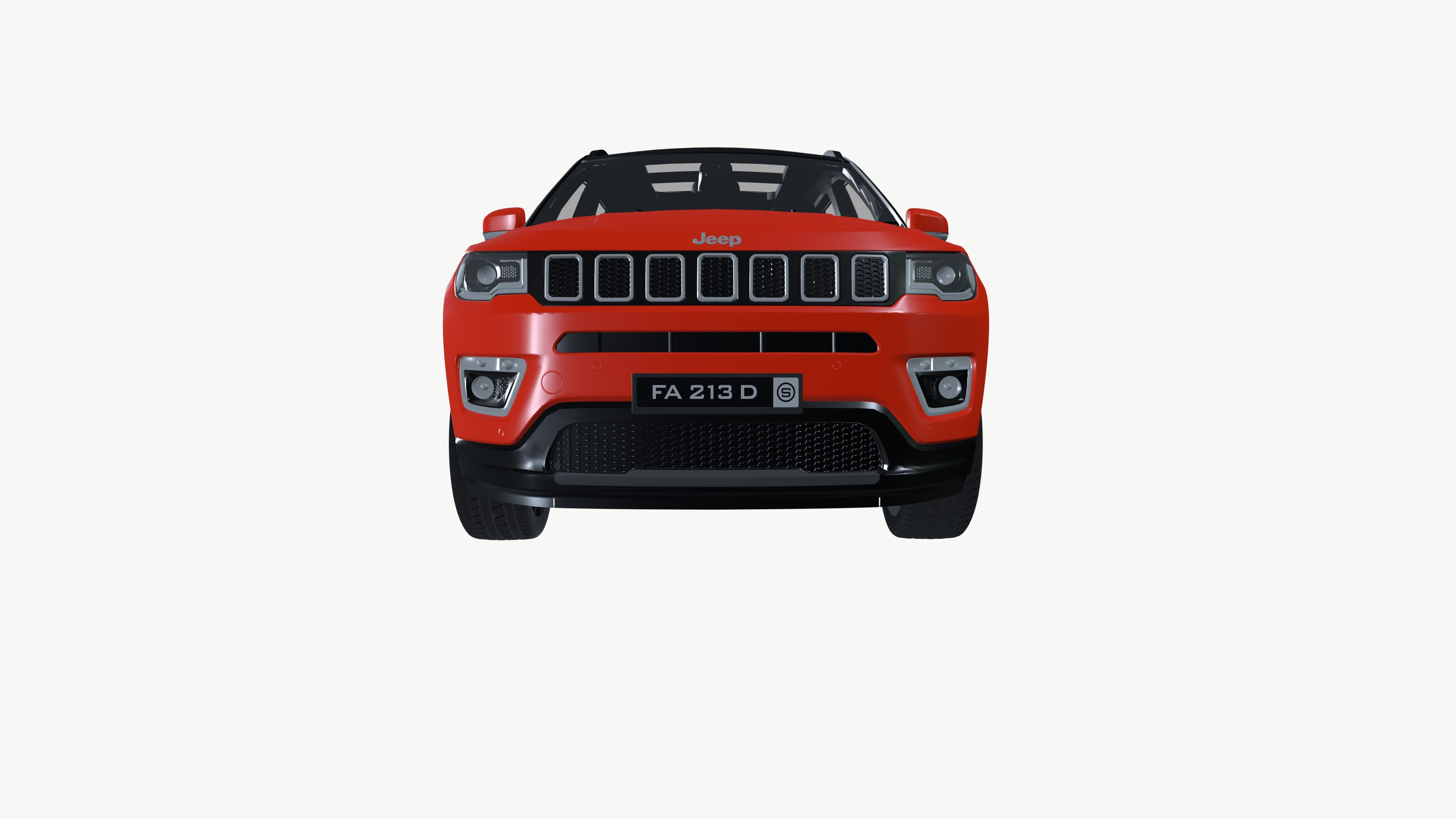 Jeep compass 3D model_5