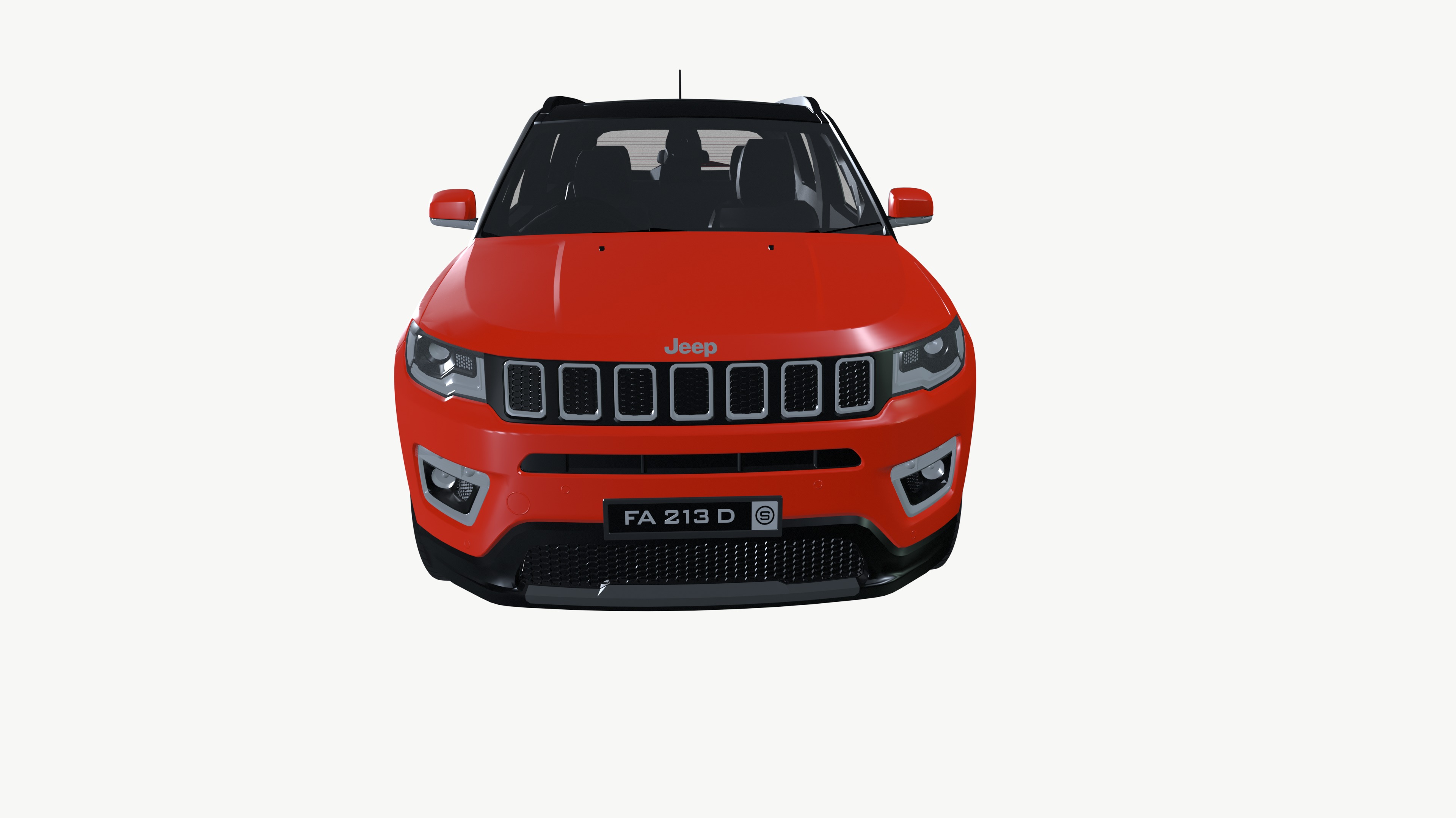 Jeep compass 3D model_8