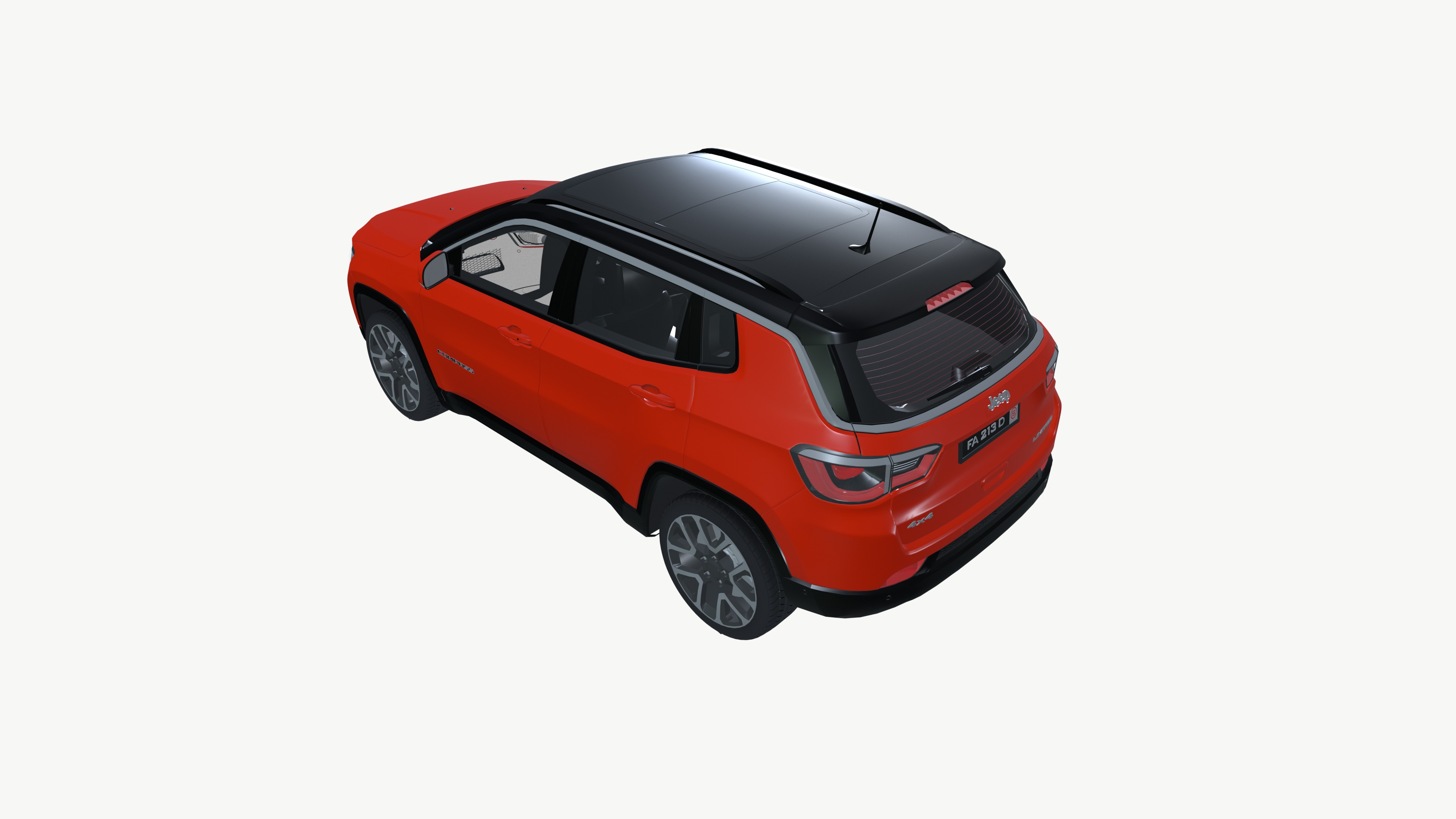 Jeep compass 3D model_6