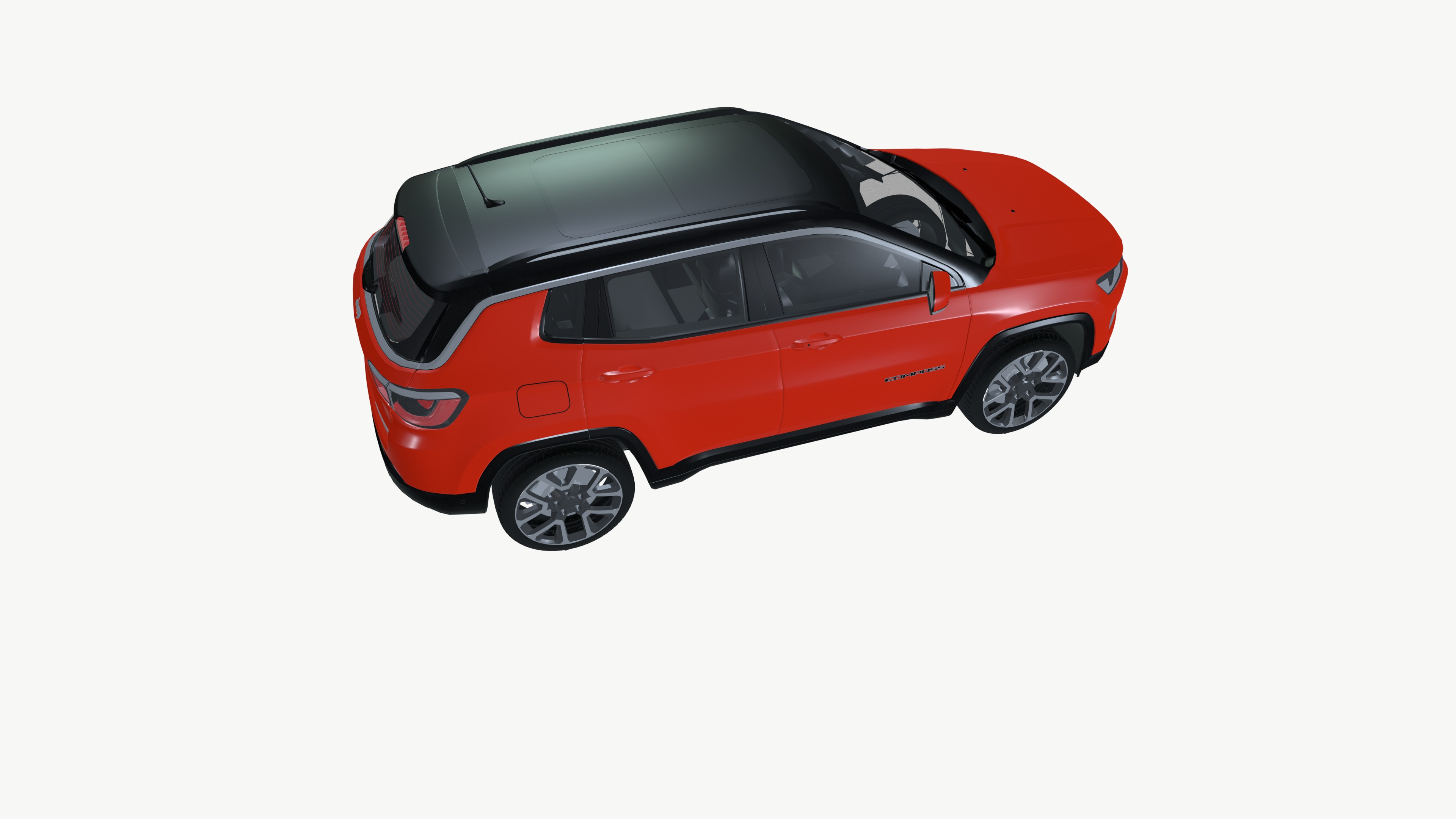 Jeep compass 3D model_7
