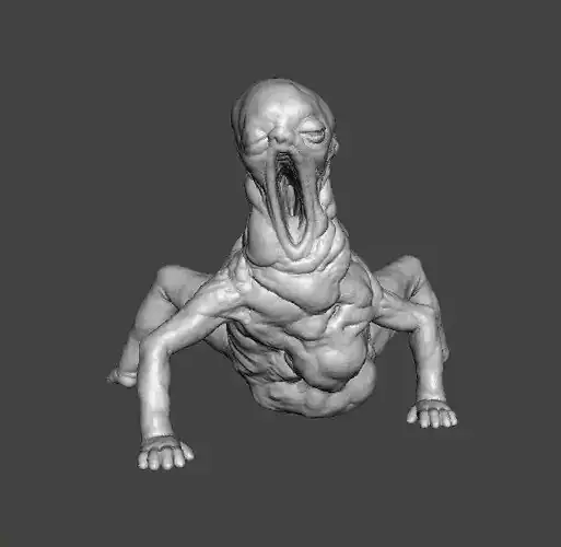 REV BABY FETUS MONSTER MINIATURE MODEL HORROR FANTASY GAMES RPG 3D print model