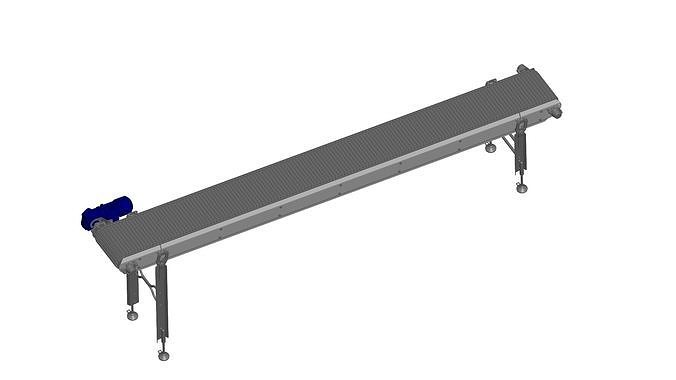Modular Belt Conveyor 3D model