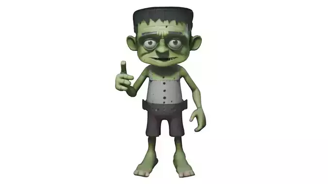 Frankenstein monster cartoon character