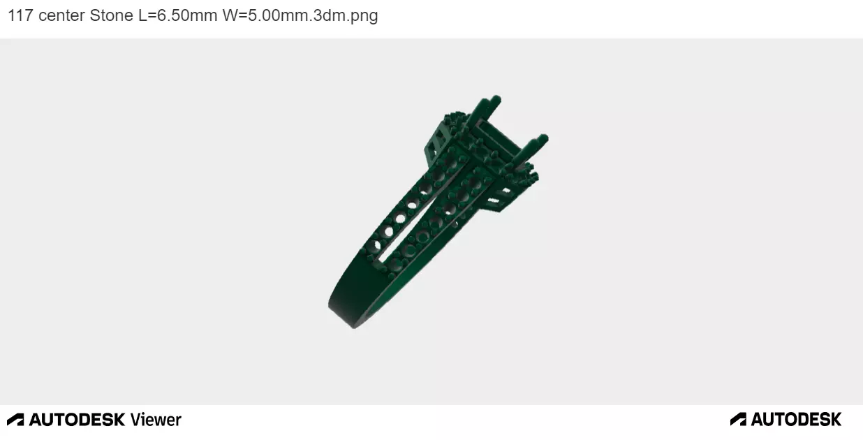 Women Ring with an Emerald-cut Center Stone 3D print model