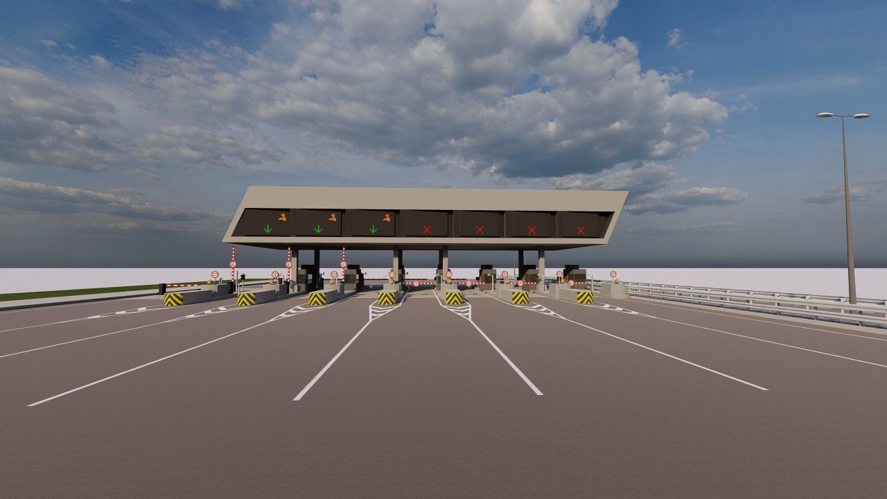 Road Pack - Extended-City Roads 3D model_8