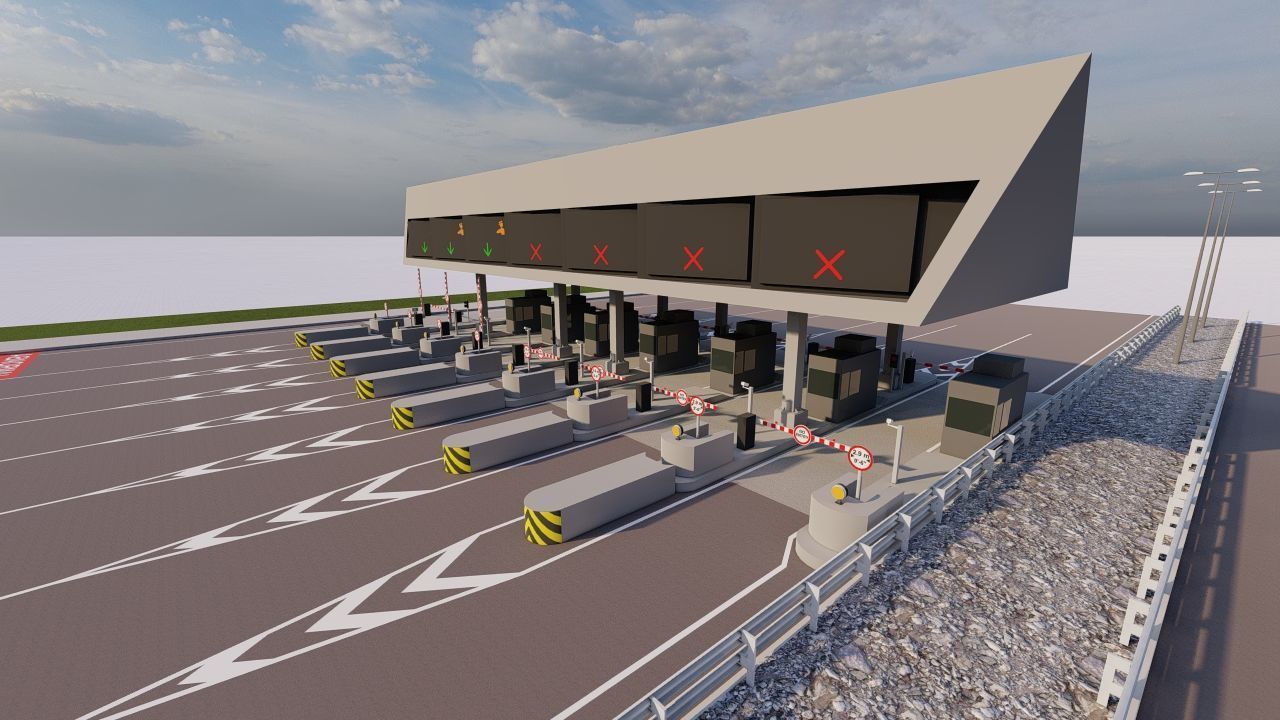 Road Pack - Extended-City Roads 3D model_1