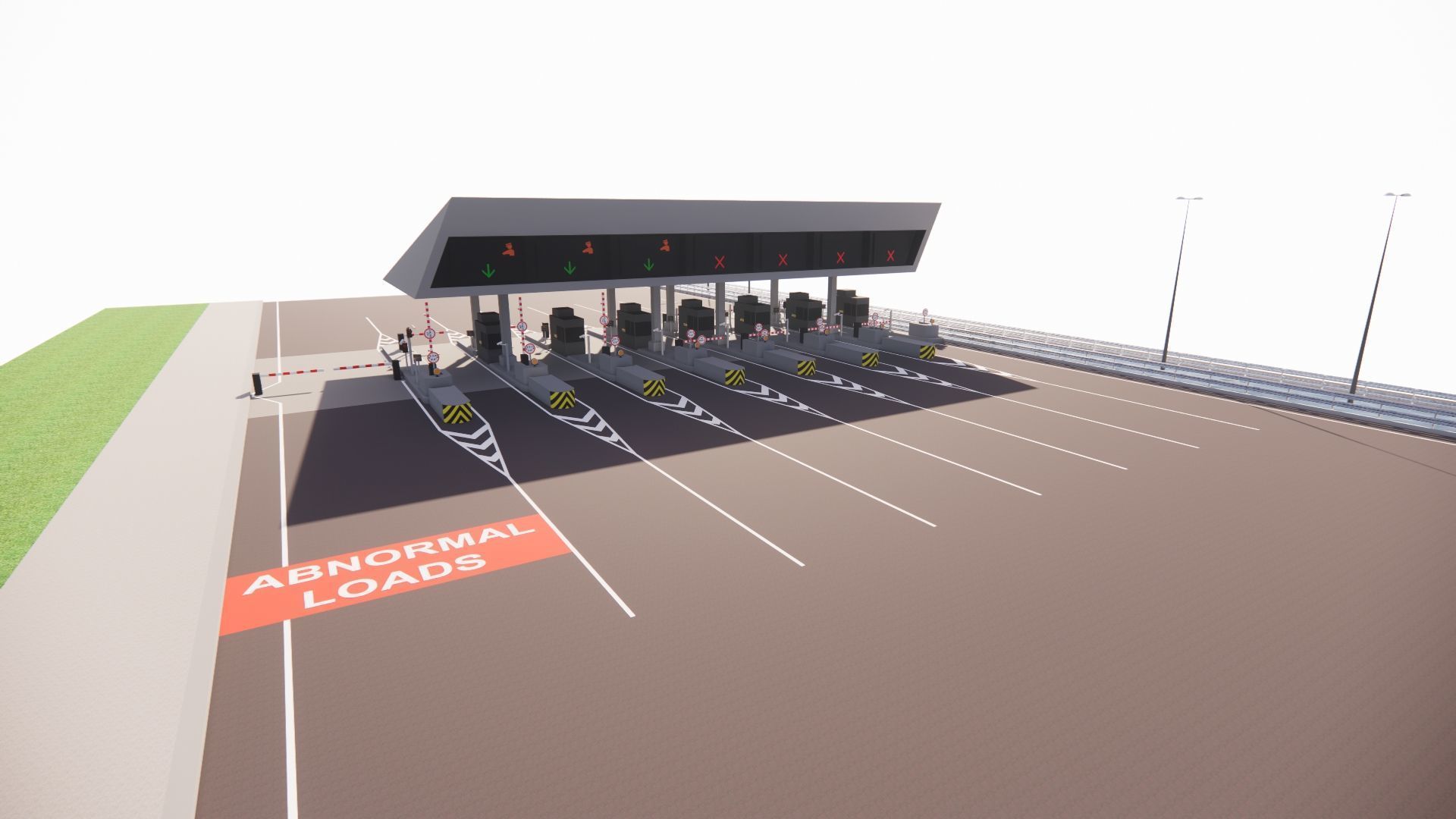 Road Pack - Extended-City Roads 3D model_10