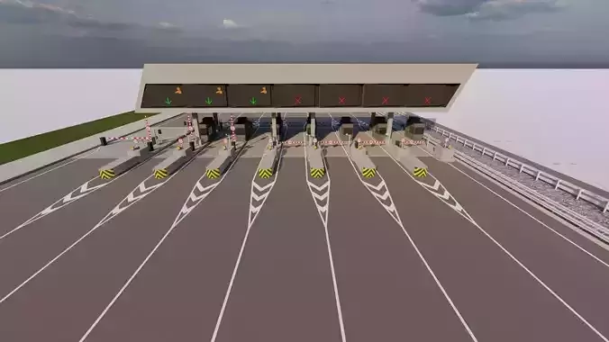 Road Pack - Extended-City Roads 3D model