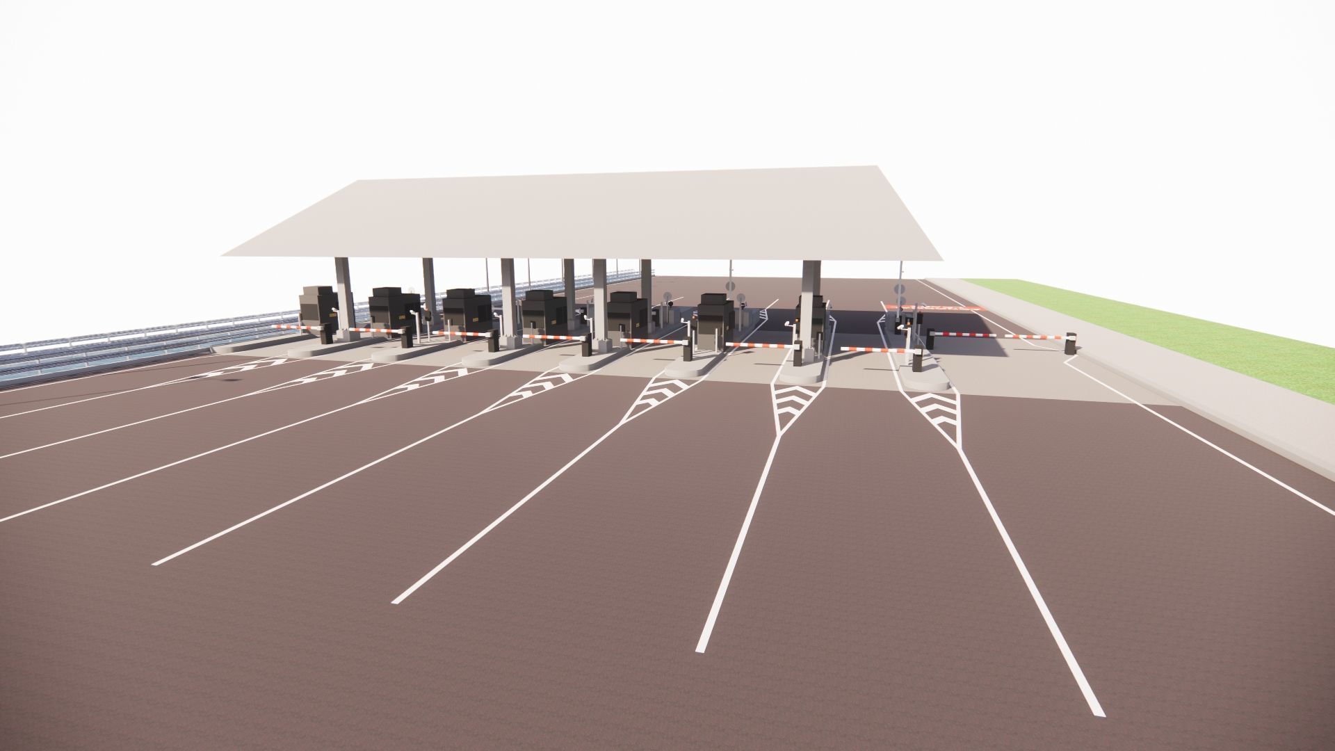 Road Pack - Extended-City Roads 3D model_15