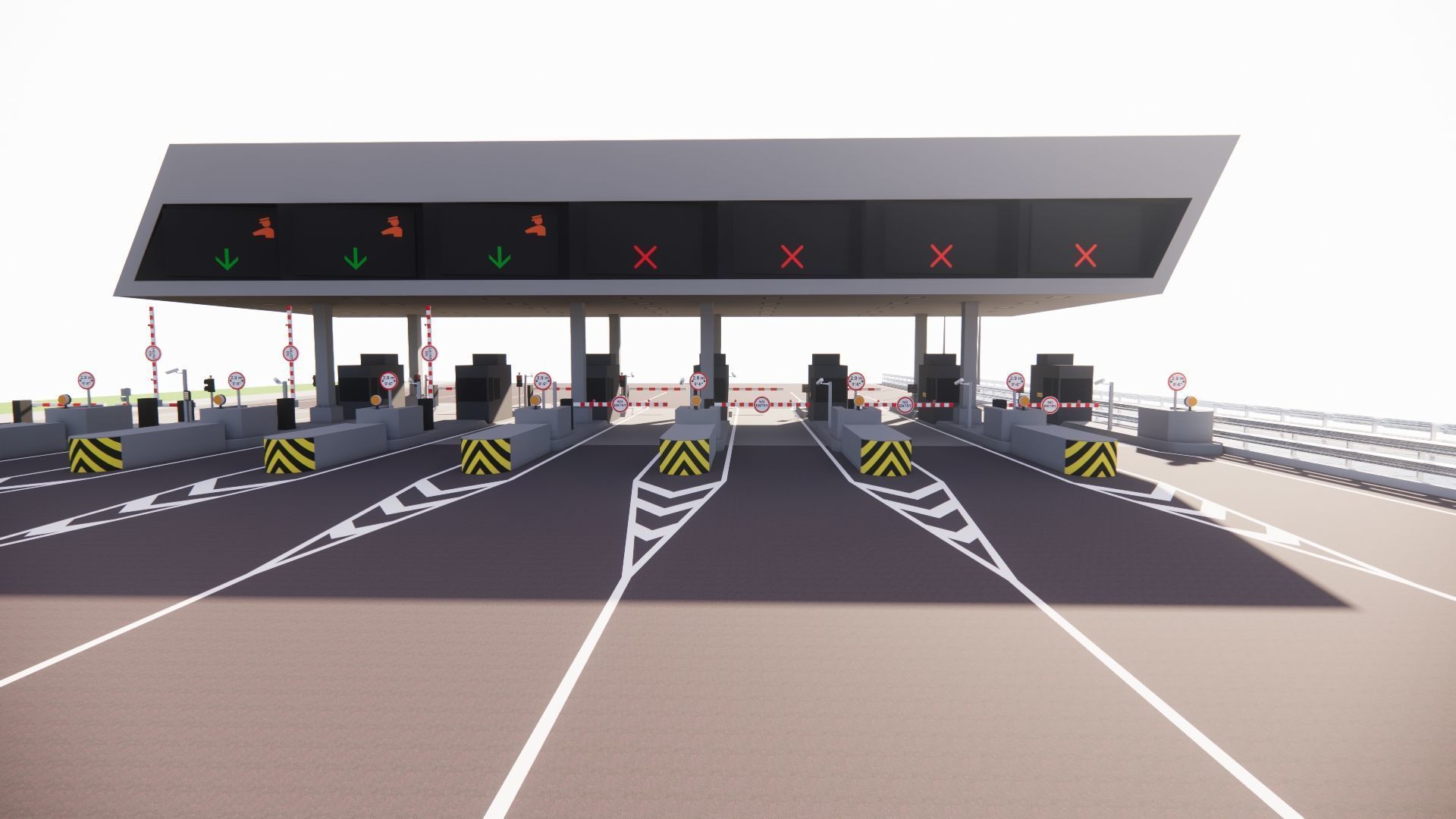 Road Pack - Extended-City Roads 3D model_13