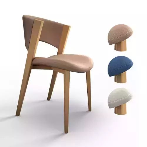 Wooden Arm Chair Model - 001