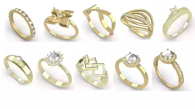 40-ring pack of 10 ring 