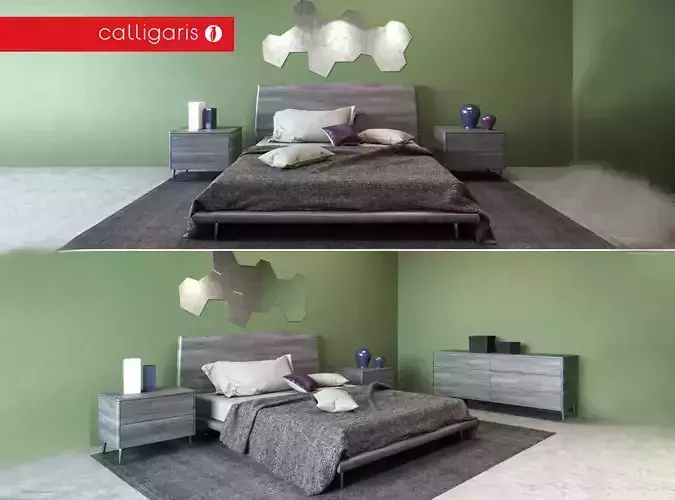 Bed Calligaris DIXIE 3D model
